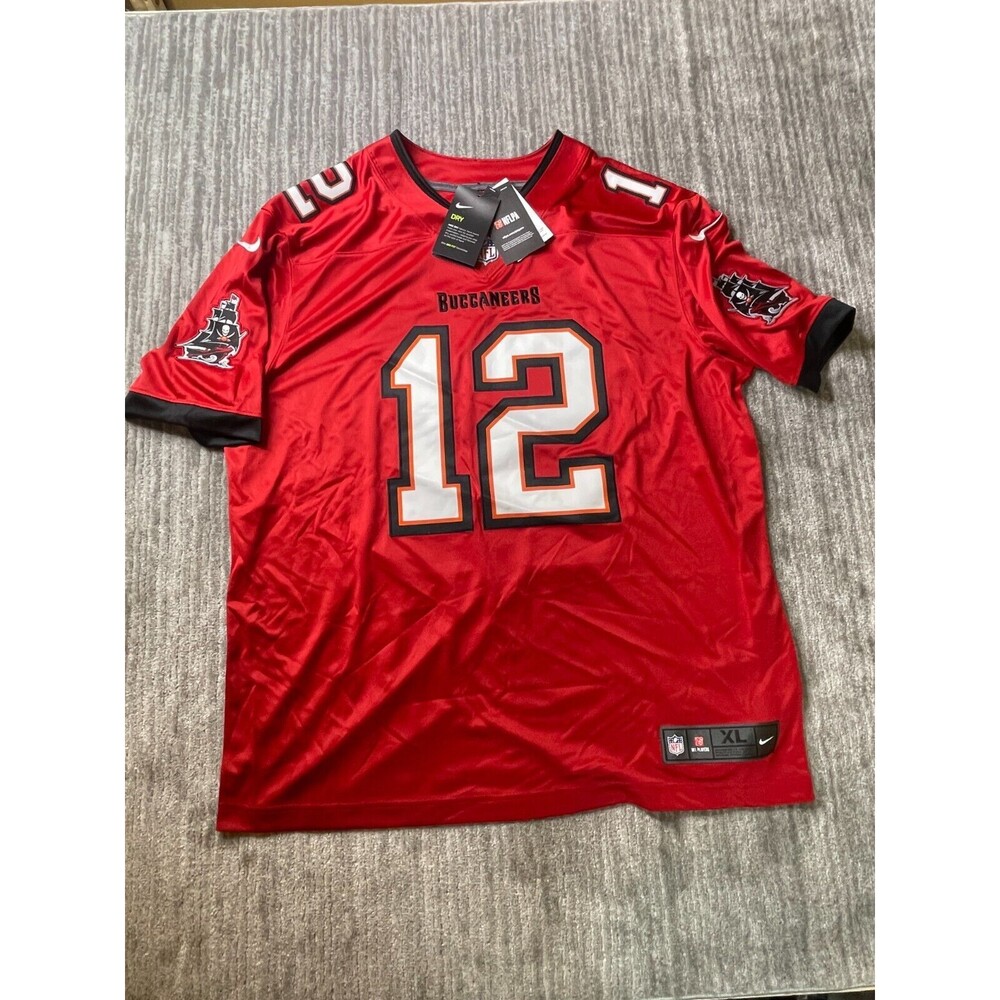 Nike Tampa Bay Buccaneers Jersey Tom Brady Mens XL Red Vapor Limited Stitched